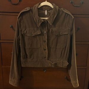 Free People Brown Evelyn Jacket